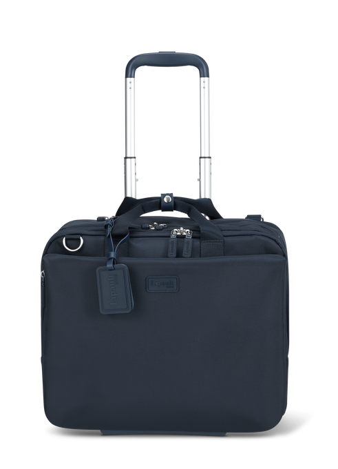 Lipault 4BIZ Rolling Laptop Bag Carbon Blue