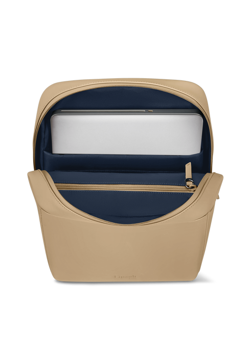 Lipault Lost In Berlin Square Backpack 2.0  Sandstone