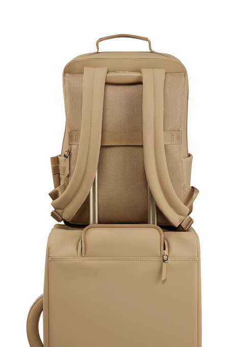 Lipault Lost In Berlin Lifetrotter Backpack  Sandstone