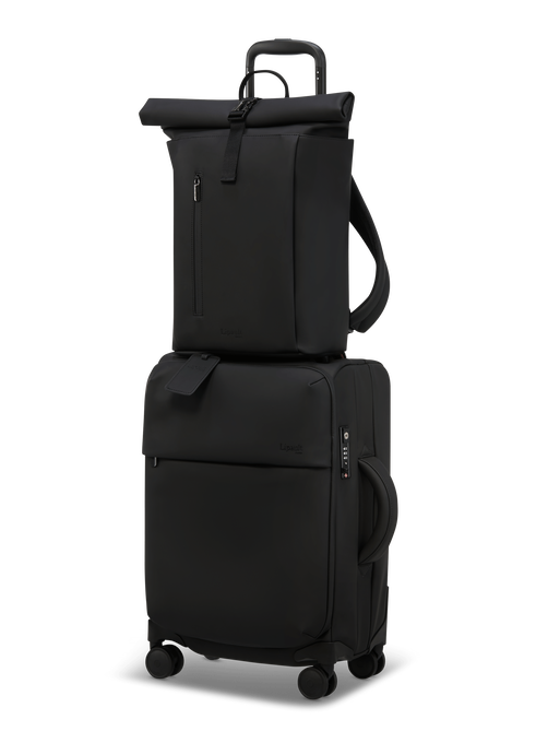 Lipault Lost In Berlin Rolltop Backpack 2.0  Black