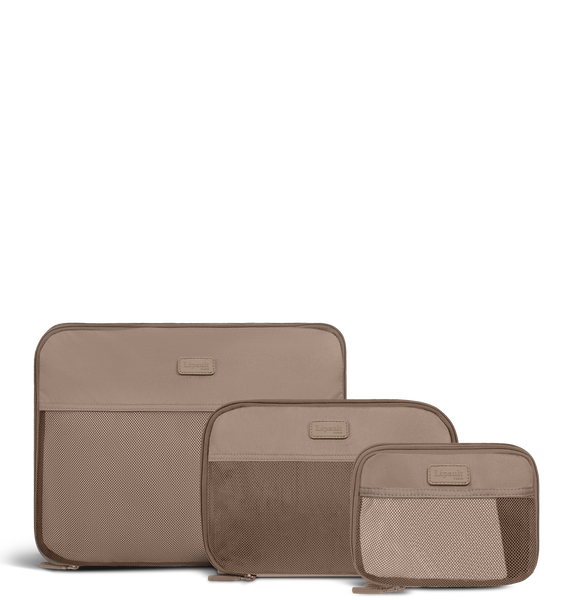 Lipault Travel Accessories Set of 3 compression packing cubes