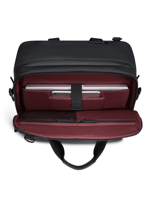 Lipault Lost In Berlin Rolling Tote  Black Lipault Lost In Berlin Rolling Tote  Black