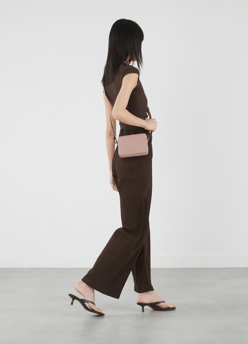 Lipault Lost In Berlin Crossbody Bag - The Box  Rose Quartz