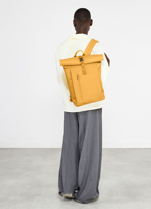 Lipault Lost In Berlin Rolltop Backpack 2.0  Mango Burst