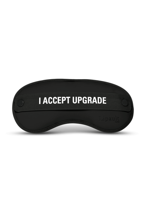 Lipault Lipault Travel Accessories Eye mask  Black