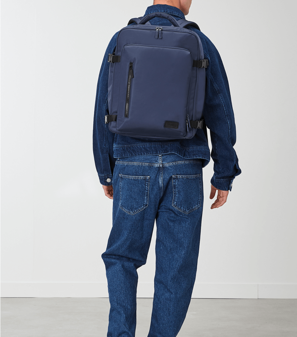 Lipault City Plume Travel Backpack  Navy