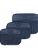 Lipault Lipault Travel Accessories Set Of 3 Packing Cubes  Navy
